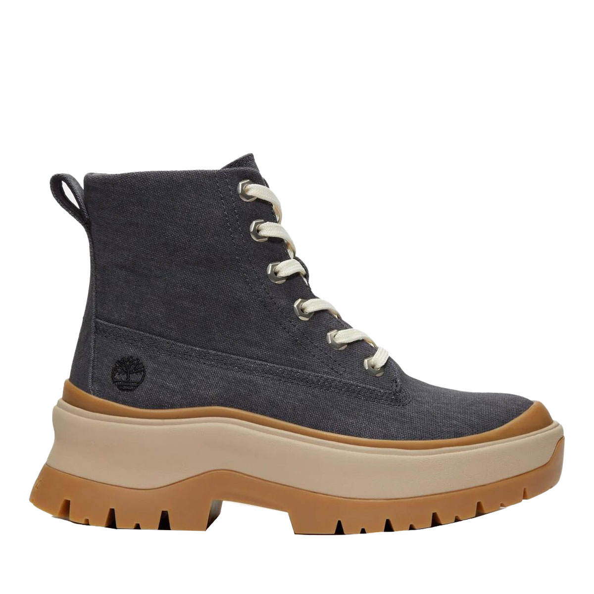 Timberland Womens Roxie Lane Mid ETK Dark Grey Canvas